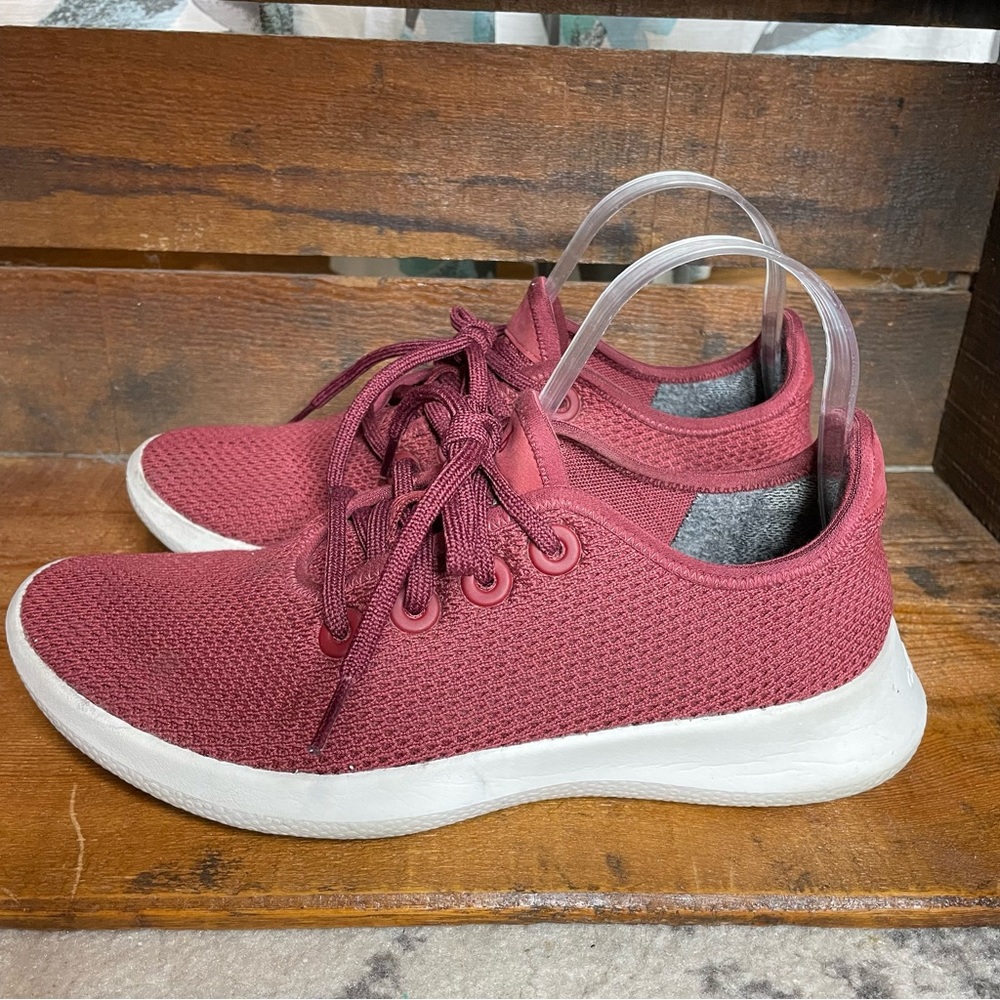 All Birds Maroon/Red Tennis Shoe Women Size 8